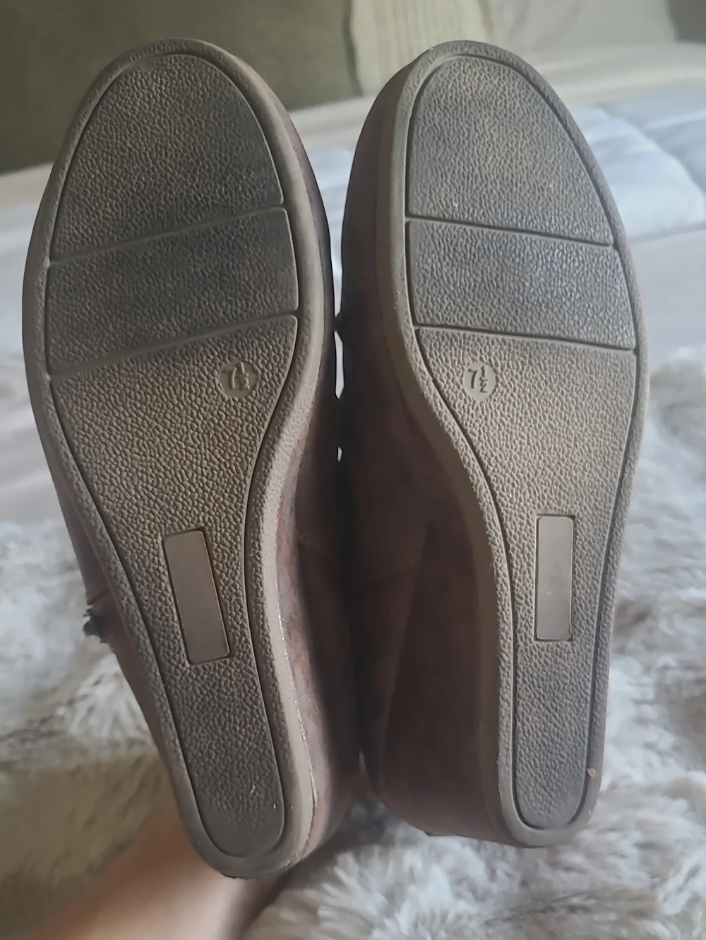 Women's Brown Wedge Ankle Boots - Stylish Casual Comfort